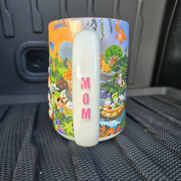 Disney World Four Parks One World Mom Themed character coffee mug mickey mouse - Picture 8 of 11